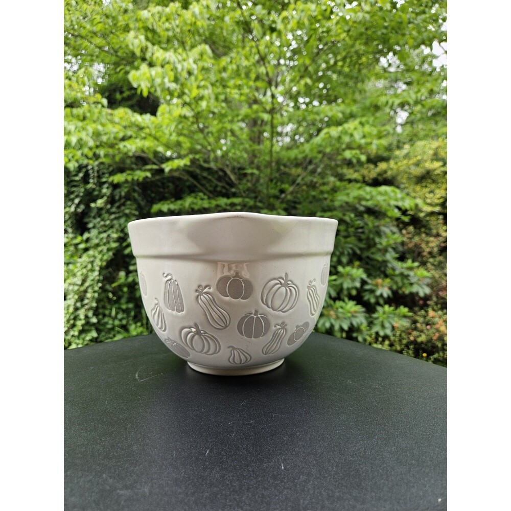 Bake Shop by MasterClass 3 Qt Mixing Batter Bowl Handle Pumpkins & Gourds Autumn - Picture 3 of 10